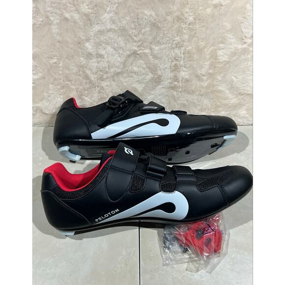 Peloton Cycling Shoes Men’s Size 48 Black Indoor Bike Shoes w/ Delta Cleats NWT main image 7